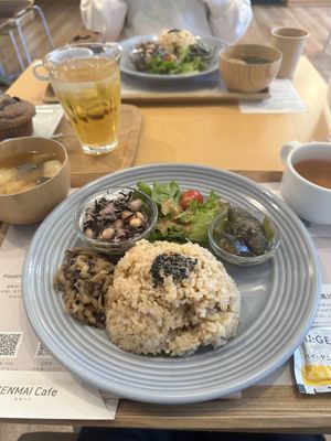   at Genmai Cafe in Osaka