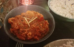 Aloo Gobi (ask for the vegan version!)   at Lakhi's Indian Kitchen  in Salzburg