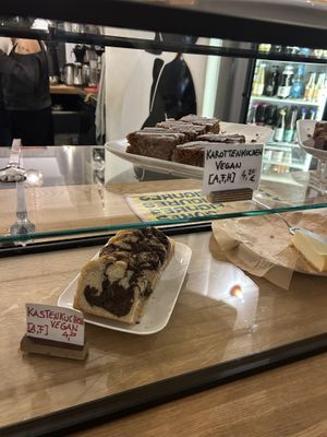 two vegan cakes 4,20€ each  at Café Comet & Fürth Kaffee  in Vienna