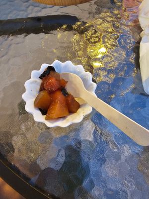 Watermelon tuna! at ARUTAS Bistrot and Cocktail Bar in La Maddalena