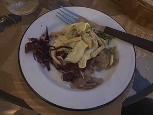 Vegan Sardinian ravioli  at ARUTAS Bistrot and Cocktail Bar in La Maddalena