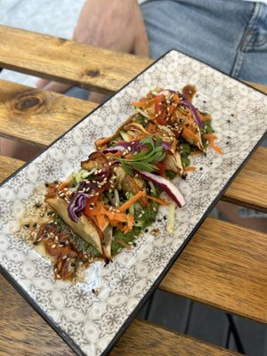 Gyoza alle verdure  at ARUTAS Bistrot and Cocktail Bar in La Maddalena