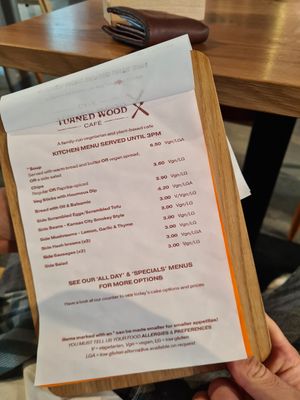  at Turned Wood Café in Shrewsbury