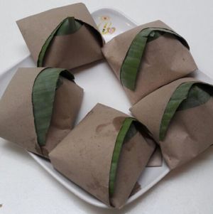 pyramid rice at Loving Hut in Medan