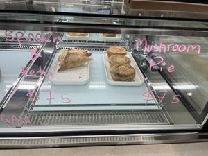 Pastry cabinet   at Jing Si Books & Cafe  in Salisbury