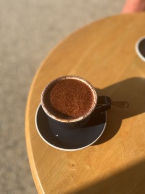 Hot chocolate   at Jing Si Books & Cafe  in Salisbury