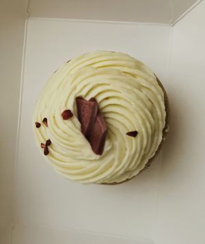 Raspberry and white chocolate   at Jing Si Books & Cafe  in Salisbury