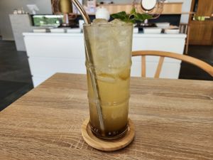 House Sparkling - Turmeric w/94 vegies at Jing Si Books & Cafe  in Salisbury