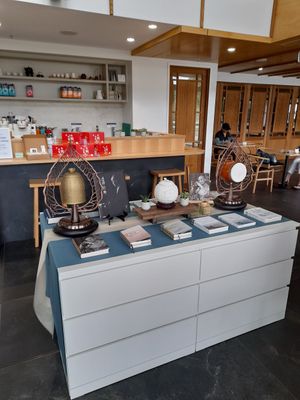 Entrance at Jing Si Books & Cafe  in Salisbury