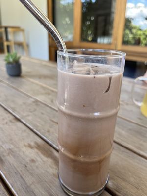 Iced chocolate   at Jing Si Books & Cafe  in Salisbury