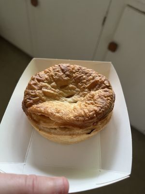 Cheese and mince pie  at Jing Si Books & Cafe  in Salisbury