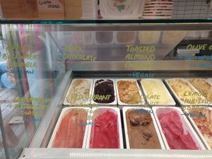 Vegan options at Luther's Scoops in Brunswick