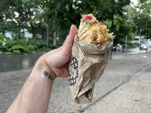 Vegan Pita Moussaka 11.-  at Za Zaa - Spalen in Basel