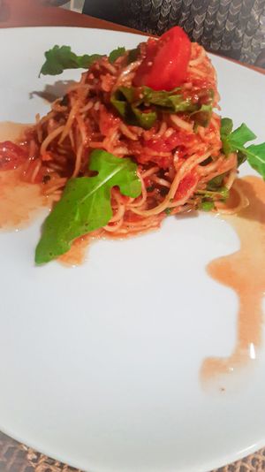 Tomato Pasta at Wild Vegan in Ubud