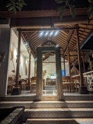 Entrance at Wild Vegan in Ubud