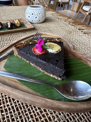 Date Stuffed With Orange Peels
Choco Banana Tart  at Wild Vegan in Ubud