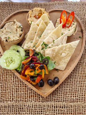 Hummus to at Wild - Indonesian & Balinese Food, Drinks and Desserts in Ubud