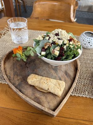 Salad starter   at Wild Vegan in Ubud