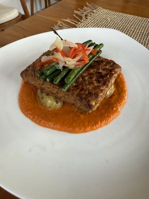 Seitan steak was top notch   at Wild Vegan in Ubud