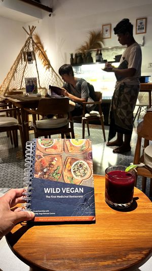 Nice menu   at Wild Vegan in Ubud
