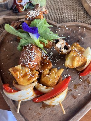 BBQ skewer   at Wild Vegan in Ubud