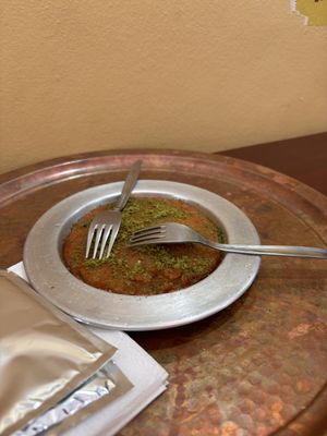   at Abu Ghoush Künefe in Istanbul