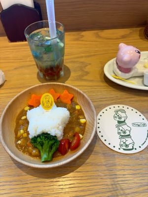 vegan curry! at Kirby Cafe  in Tokyo
