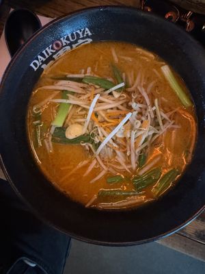 Spicy sesame vegan ramen  at Daikokuya - Sawtelle in Los Angeles