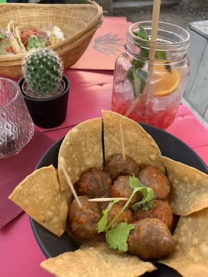Vegan albondigas    at Mexcalli in Ghent