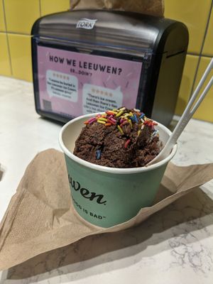 Vegan browny at Van Leeuwen Ice Cream - Prospect St NW in Washington
