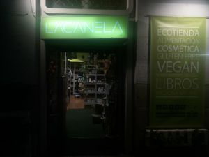 Outside at La Canela Biocentro in Madrid