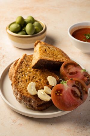 Pan con tomato at Pastan Barcelona in Barcelona