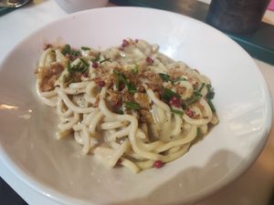 Cacio e pepe at Pastan Barcelona in Barcelona