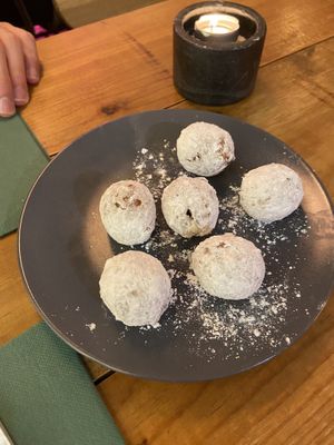Donut balls  at Pastan Barcelona in Barcelona