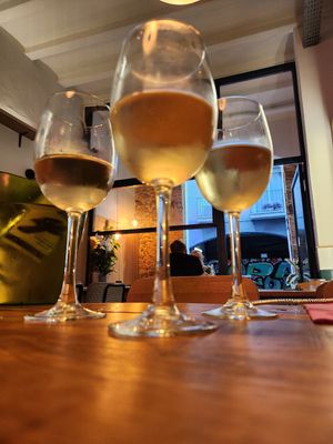 Sweet white wine at Pastan Barcelona in Barcelona