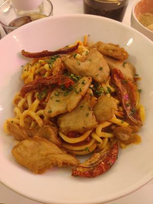 Formentera pasta at Pastan Barcelona in Barcelona
