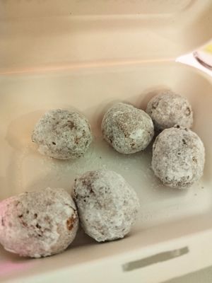 Mini Donughts at Pastan Barcelona in Barcelona