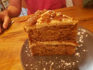 Biscoff cake at Pastan Barcelona in Barcelona
