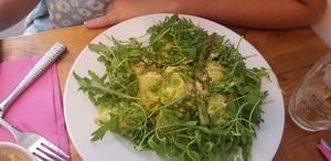 Green velvet (-1 espàrrec🤣) at Pastan Barcelona in Barcelona