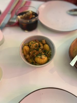 Tapas gnocchi   at Pastan Barcelona in Barcelona