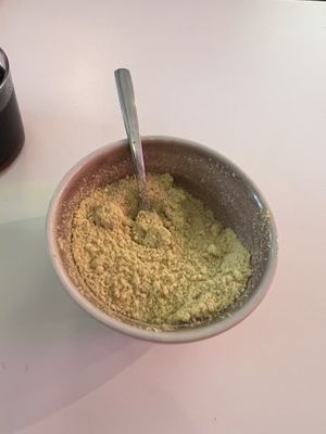 Cashew Parmesan   at Pastan Barcelona in Barcelona