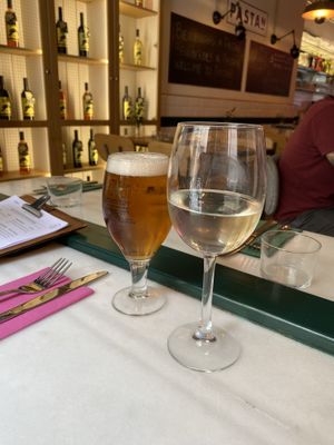 Wine and beer  at Pastan Barcelona in Barcelona