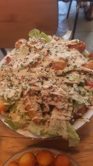 Caesar salad at Pastan Barcelona in Barcelona
