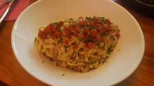 Carbonara at Pastan Barcelona in Barcelona