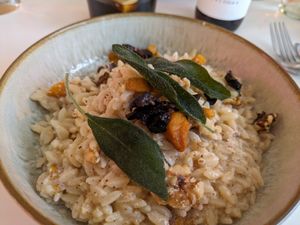 Winter orzotto at Pastan Barcelona in Barcelona