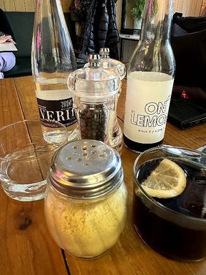 Vegan parmesan made of cashew nuts and nutritional yeast at Pastan Barcelona in Barcelona