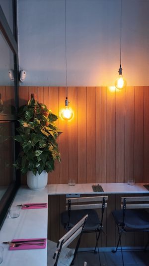 Hall amb zona per seure a l'exterior at Pastan Barcelona in Barcelona