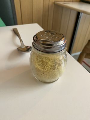 Parmesan cheesee  at Pastan Barcelona in Barcelona