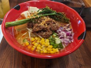 Flying Vegan Harvest at JINYA Ramen Bar in Wichita