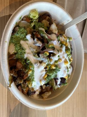 My bowl of yummyness   at Cava  in Tyler